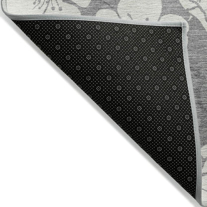 LOOMLAN Rugs Ensa Gray Washable Indoor-Outdoor Rug