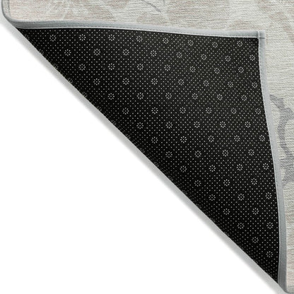 LOOMLAN Rugs Ensa Ivory Washable Indoor-Outdoor Rug