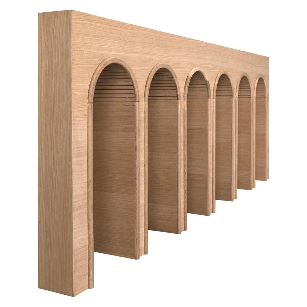 Noir Enzo Rectangular Wooden Console Table