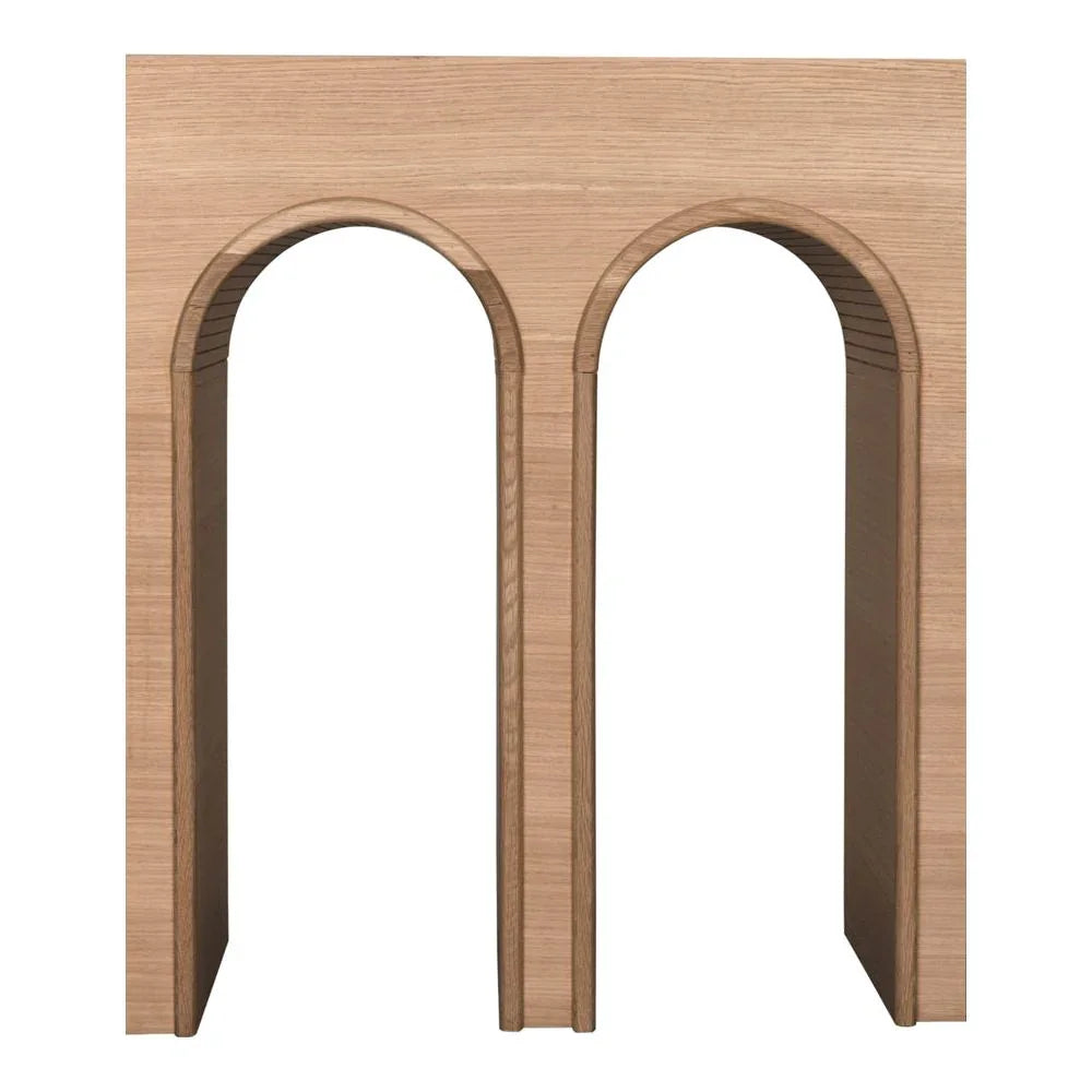 Noir Enzo Rectangular Wooden Console Table