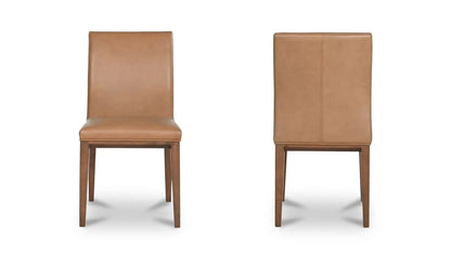 Frankie Top Grain Leather Dining Chair 2PC