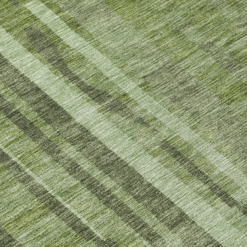 LOOMLAN Rugs Esmara Green Washable Indoor-Outdoor Rug