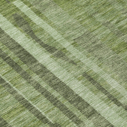 LOOMLAN Rugs Esmara Green Washable Indoor-Outdoor Rug