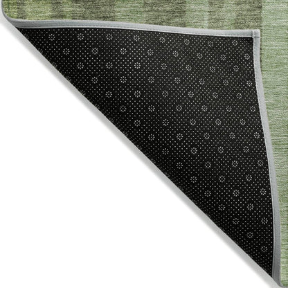 LOOMLAN Rugs Esmara Green Washable Indoor-Outdoor Rug