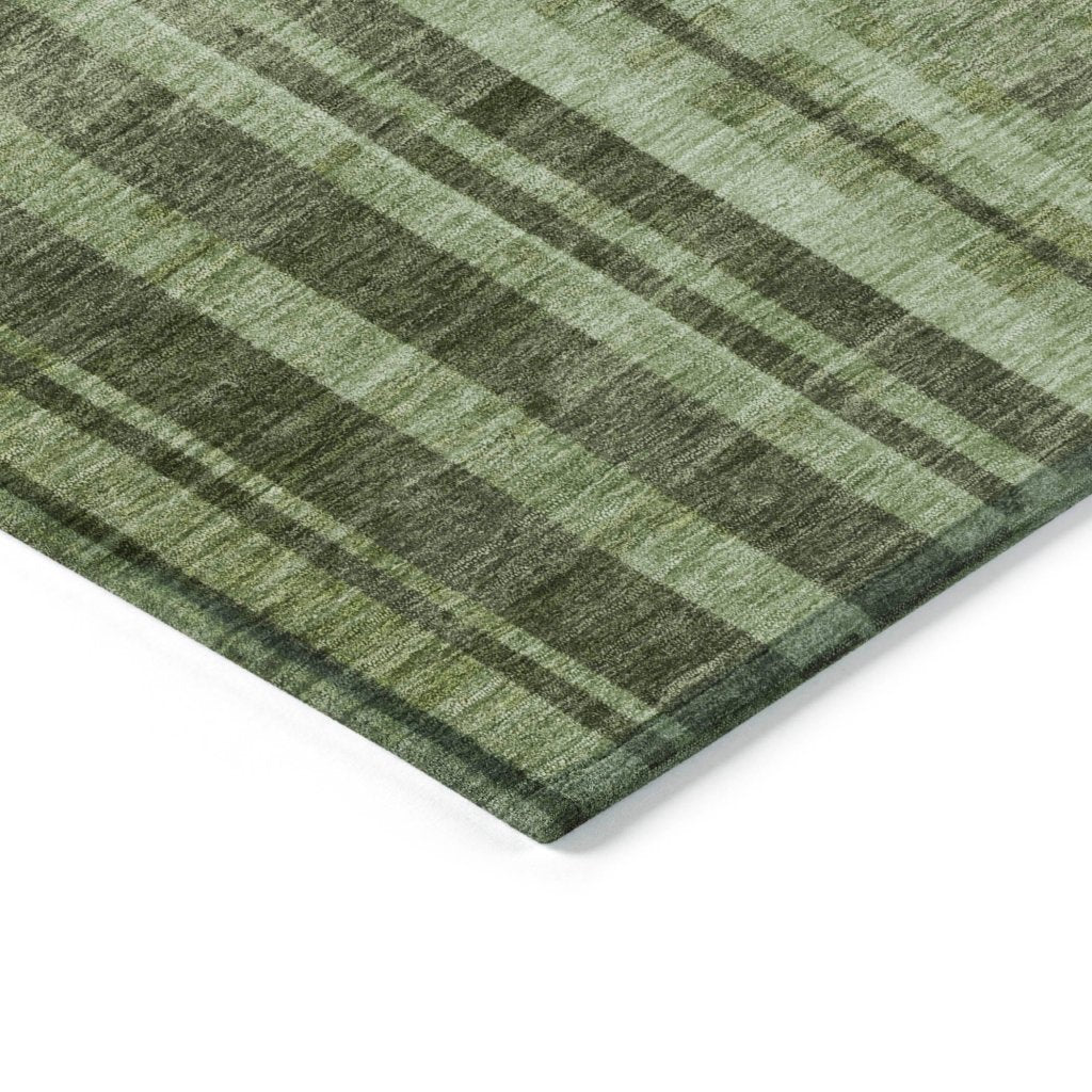 LOOMLAN Rugs Esmara Green Washable Indoor-Outdoor Rug