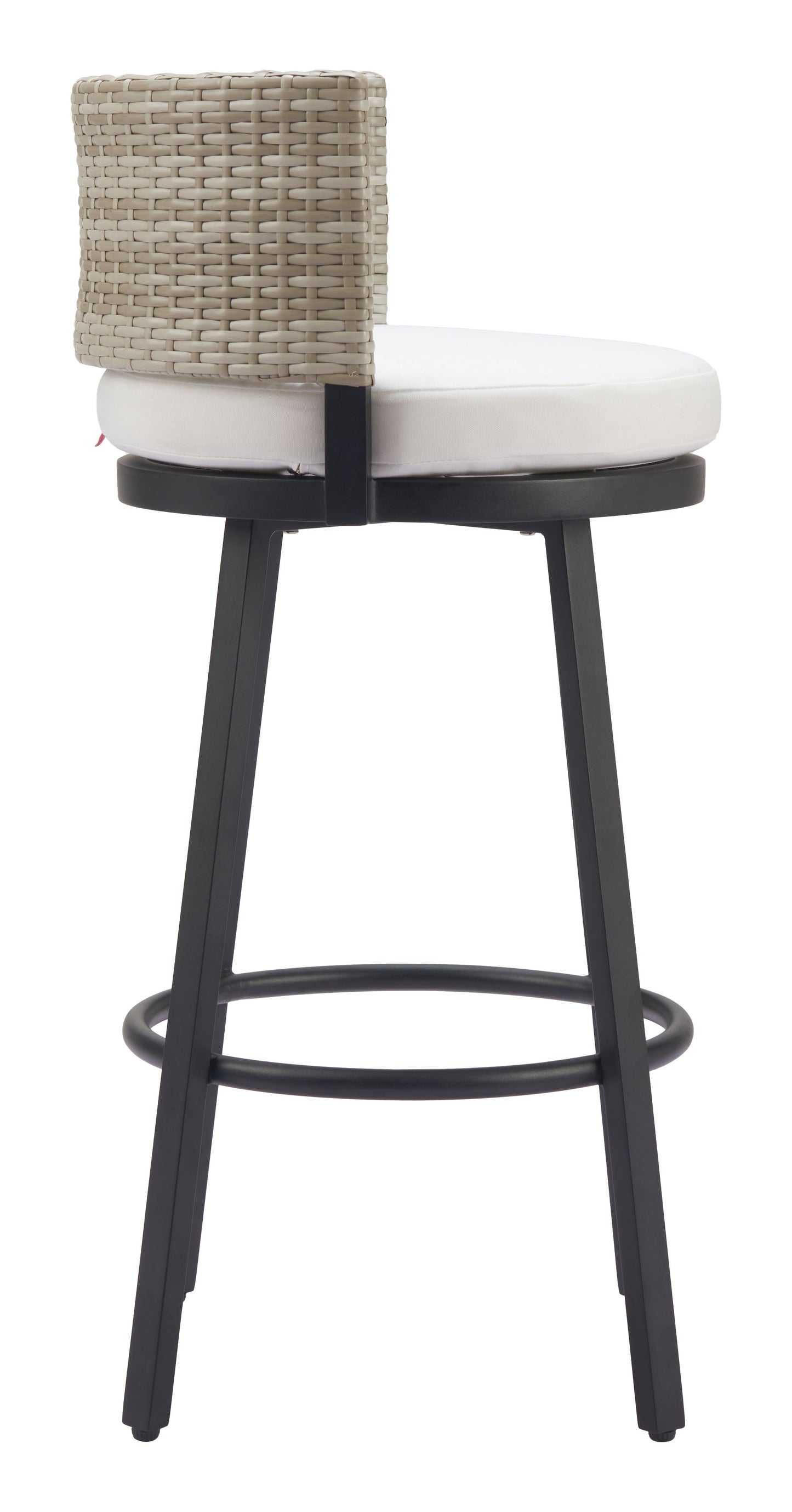 Midnight Wave White Barstool