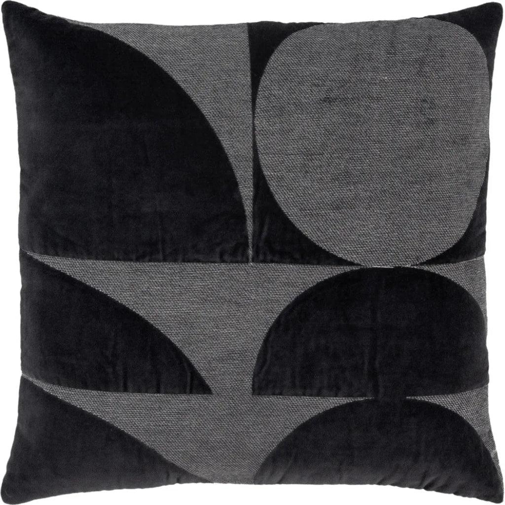 LOOMLAN Etta Tonal Throw Pillow Covers Down Insert