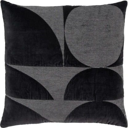 LOOMLAN Etta Tonal Throw Pillow Covers Down Insert