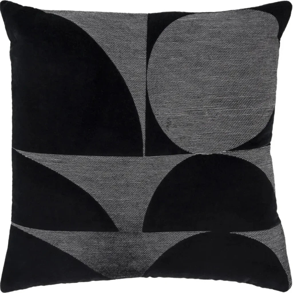 LOOMLAN Etta Tonal Throw Pillow Covers Down Insert