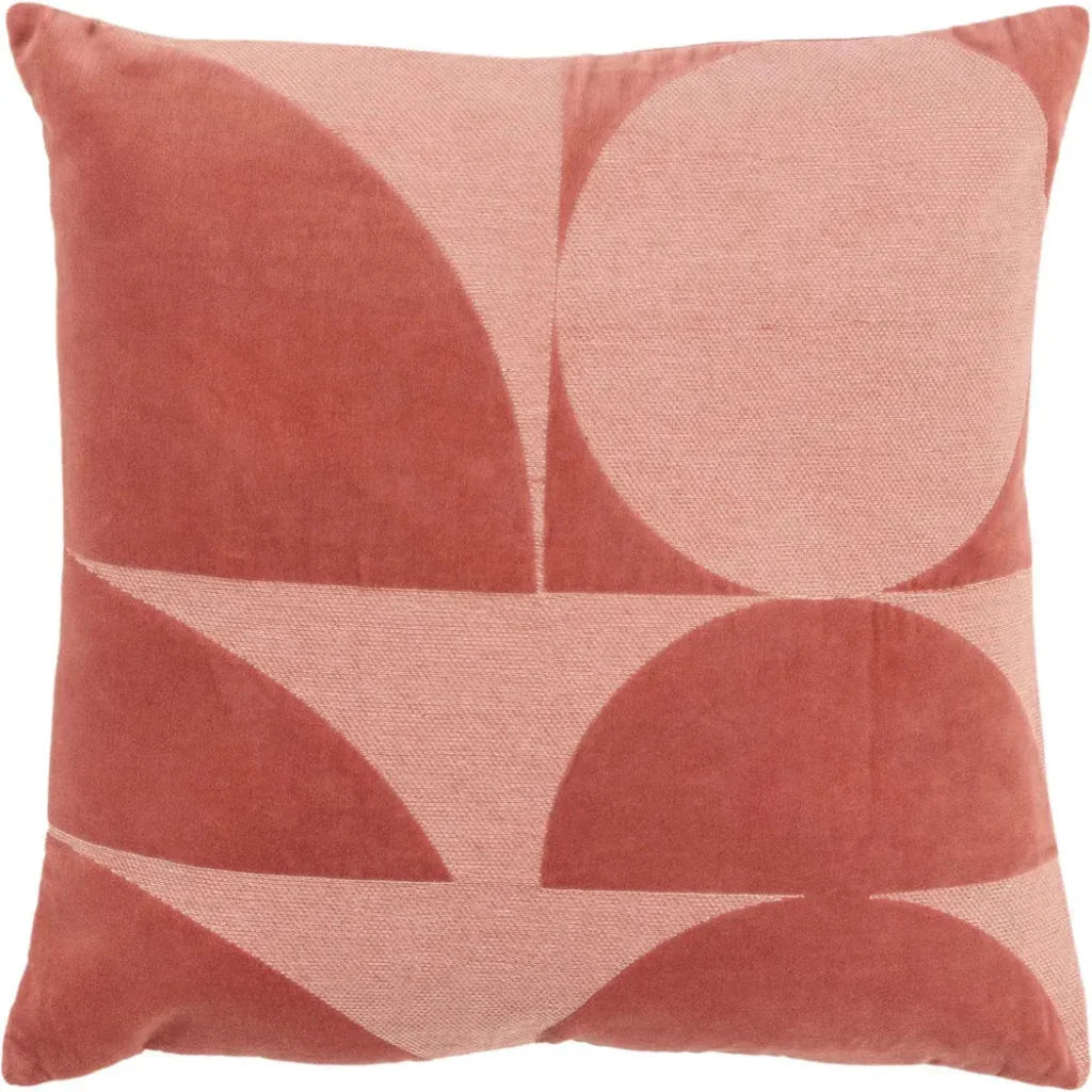 LOOMLAN Etta Tonal Throw Pillow Covers Down Insert