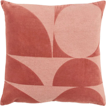 LOOMLAN Etta Tonal Throw Pillow Covers Down Insert