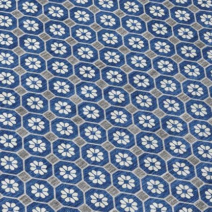 Euphira Blue Washable Indoor - Outdoor Rug - LOOMLAN - LOOMLAN Rugs - Outdoor Rugs