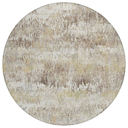 LOOMLAN Rugs Evandra Ivory Washable Indoor-Outdoor Rug