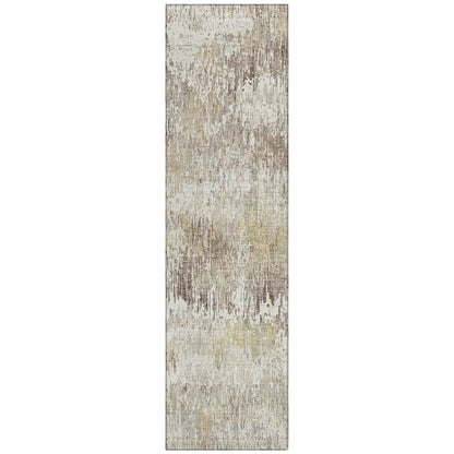 LOOMLAN Rugs Evandra Ivory Washable Indoor-Outdoor Rug