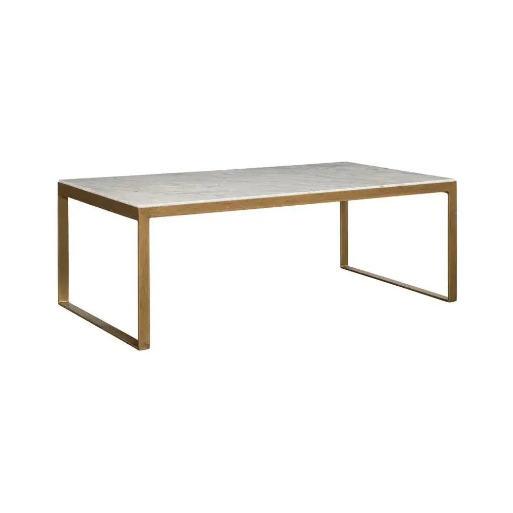 Evert Marble Top Rectangular Coffee Table