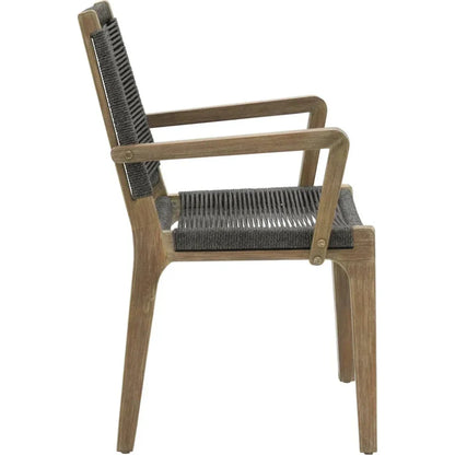 Explorer Oceans Dining Armchair 2PC Mixed Grey - LOOMLAN - Seasonal Living - Outdoor Dining Chairs