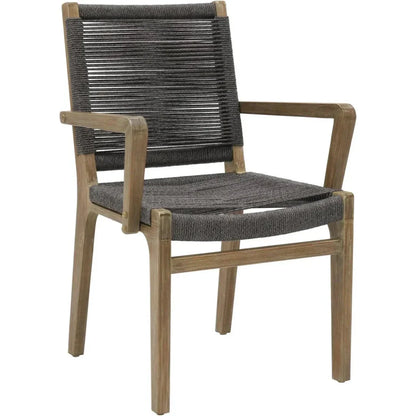 Explorer Oceans Dining Armchair 2PC Mixed Grey - LOOMLAN - Seasonal Living - Outdoor Dining Chairs