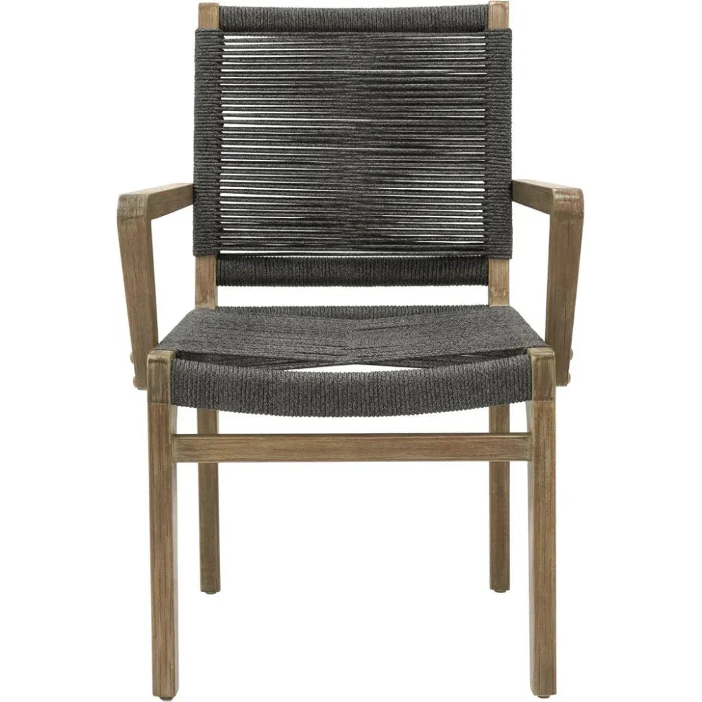 Explorer Oceans Dining Armchair 2PC Mixed Grey - LOOMLAN - Seasonal Living - Outdoor Dining Chairs