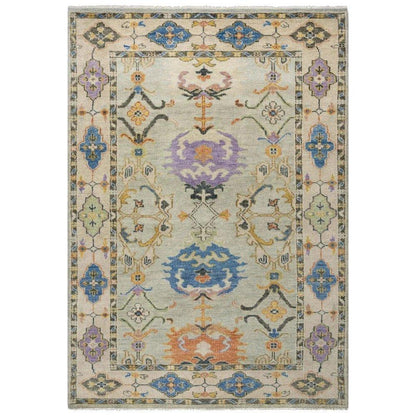 Colv Floral Gray Large Area Rugs For Living Room