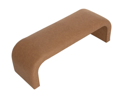 Nahara Faux Leather Bedroom Bench -- view 13