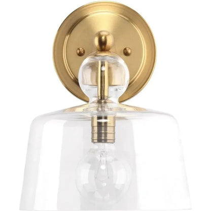 Hudson Clear Glass Wall Sconce -- view 3