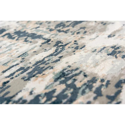 Both Abstract Blue Kitchen Hallway Runner Rug - LOOMLAN - LOOMLAN - Area Rugs