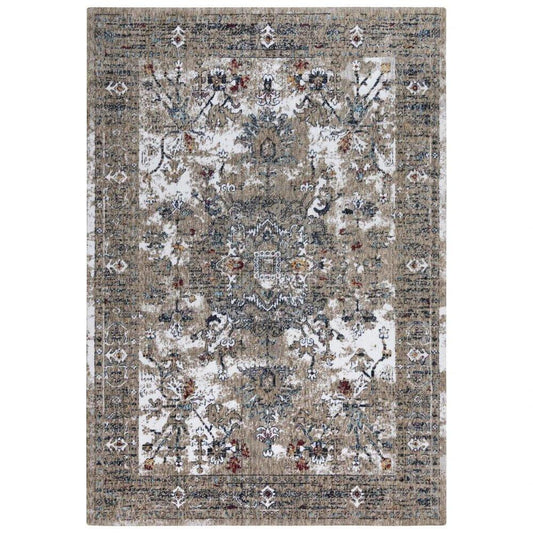 Dimm Medallion Beige Large Area Rugs For Living Room