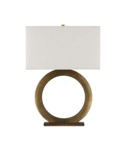 Cercle Aluminum Gold Table Lamp