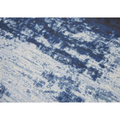 Dain Abstract Blue Kitchen Hallway Runner Rug - LOOMLAN - LOOMLAN - Area Rugs
