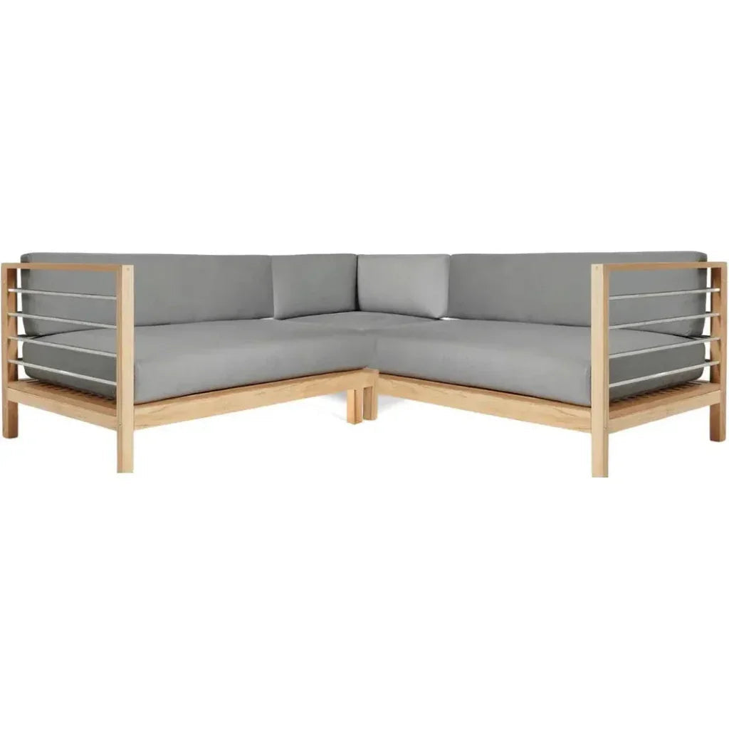 SoHo 7PC Outdoor Sectional Deep Set Sunbrella -- view 11