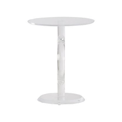 Chelsea House Chicago Acrylic Round Side Table