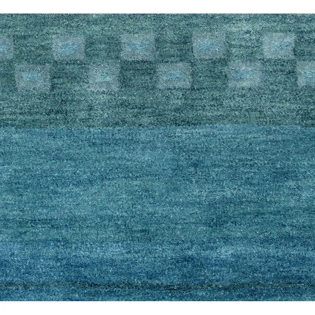Bush Wool Blue Hallway Kitchen Runner Rug - LOOMLAN - LOOMLAN - Area Rugs