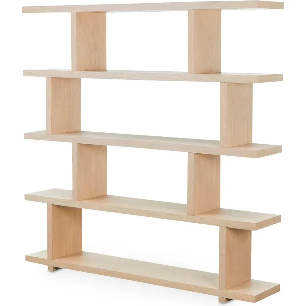 Miri Veneer Light Brown Shelf 5 Levels of Space -- view 3