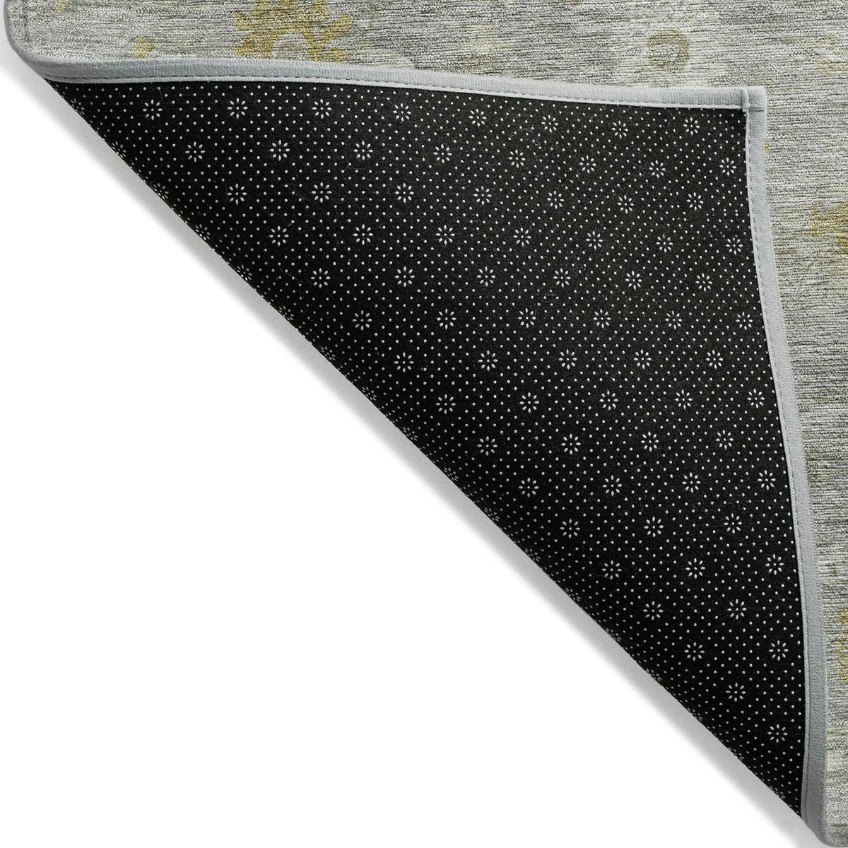 Laeara Gray Washable Indoor-Outdoor Rug