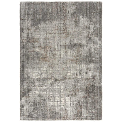 Avis Abstract Gray Large Area Rugs For Living Room