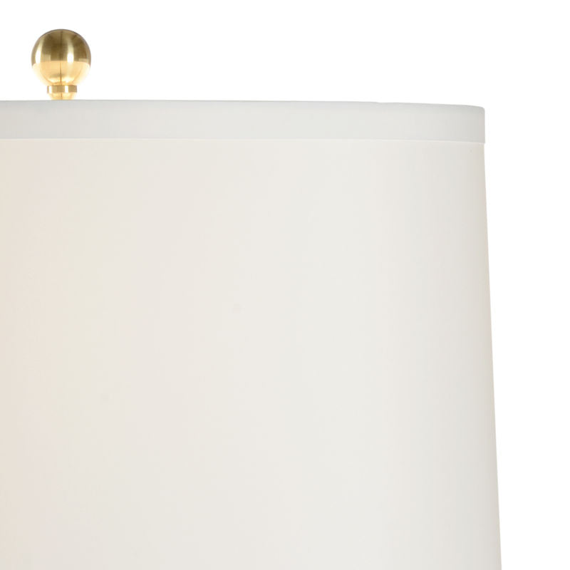 Chelsea House Classic White Round Shade Table Lamp