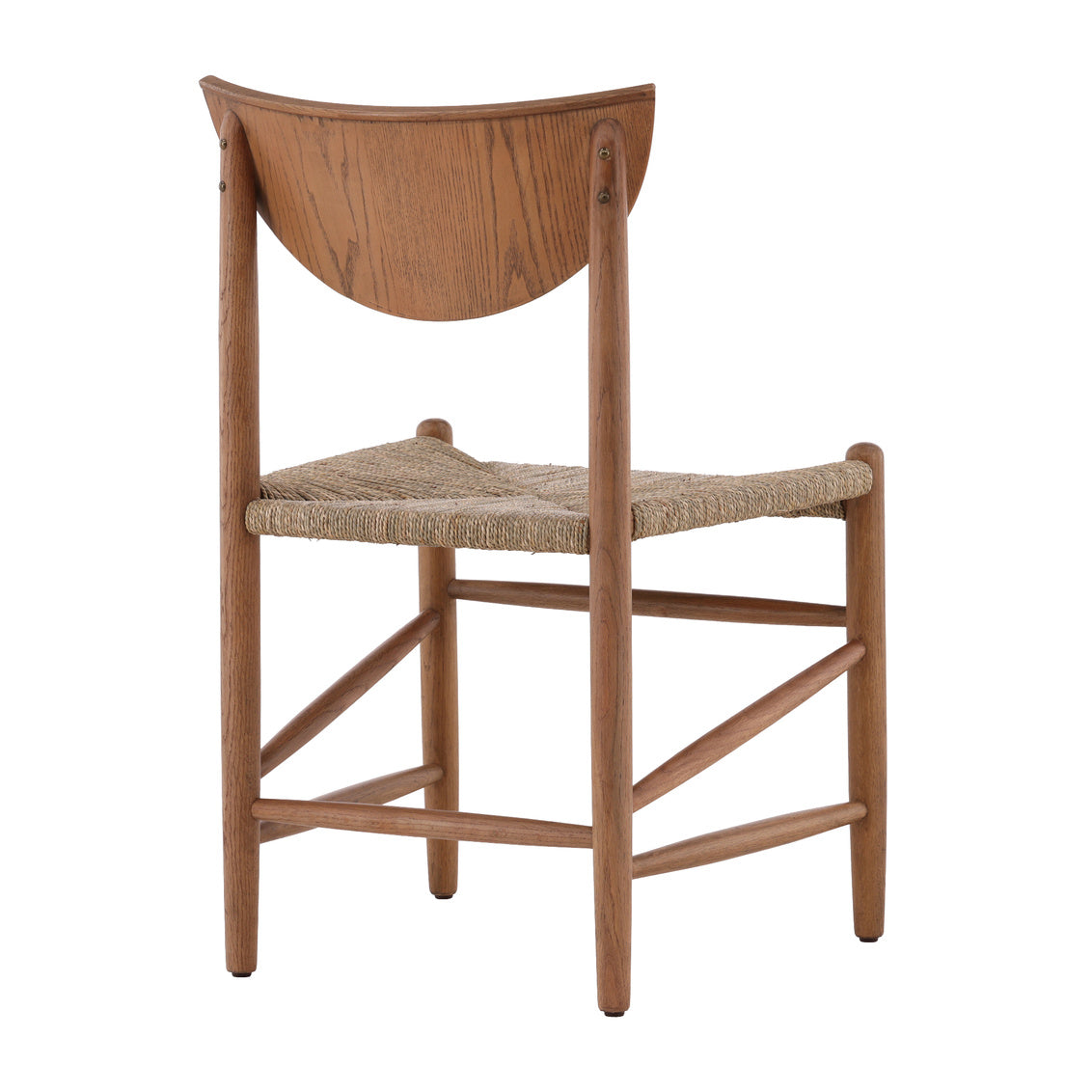 Furniture Classics Simpson Handwoven Seagrass Seat Side Chair 2PC