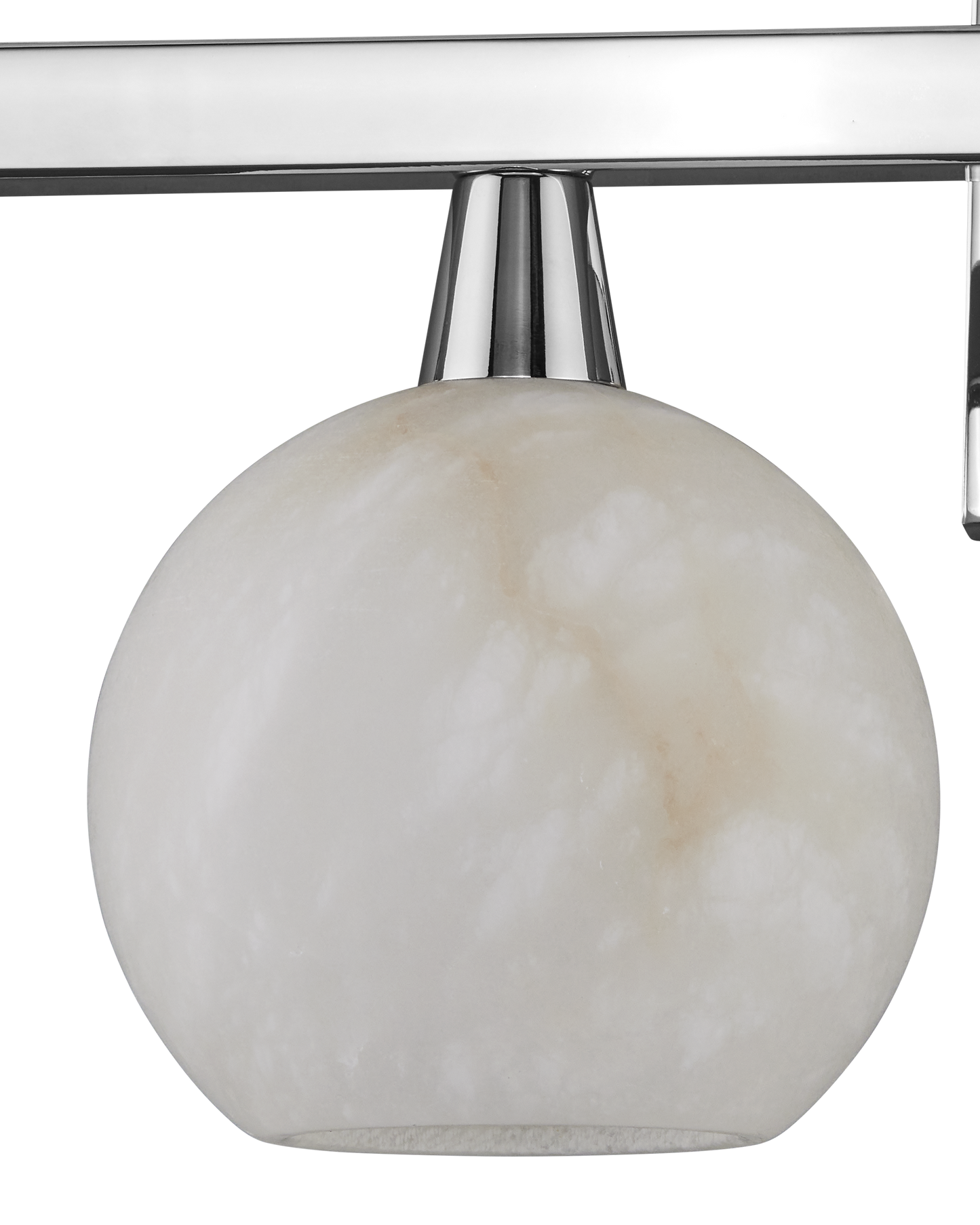 Bombelles Metal and Alabaster Silver Bath Bar