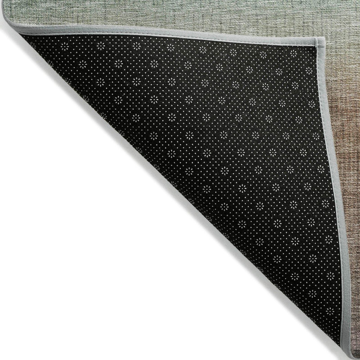 Haelor Blue Washable Indoor-Outdoor Rug