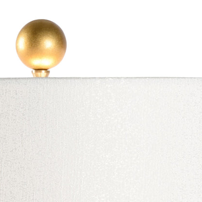 Chelsea House London Hand Painted Ceramic Gold Accents Table Lamp
