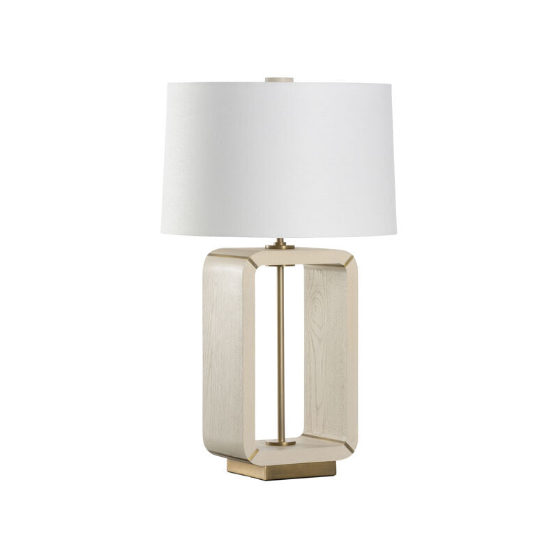 Wildwood Oak Island Coastal Design Wooden Table Lamp