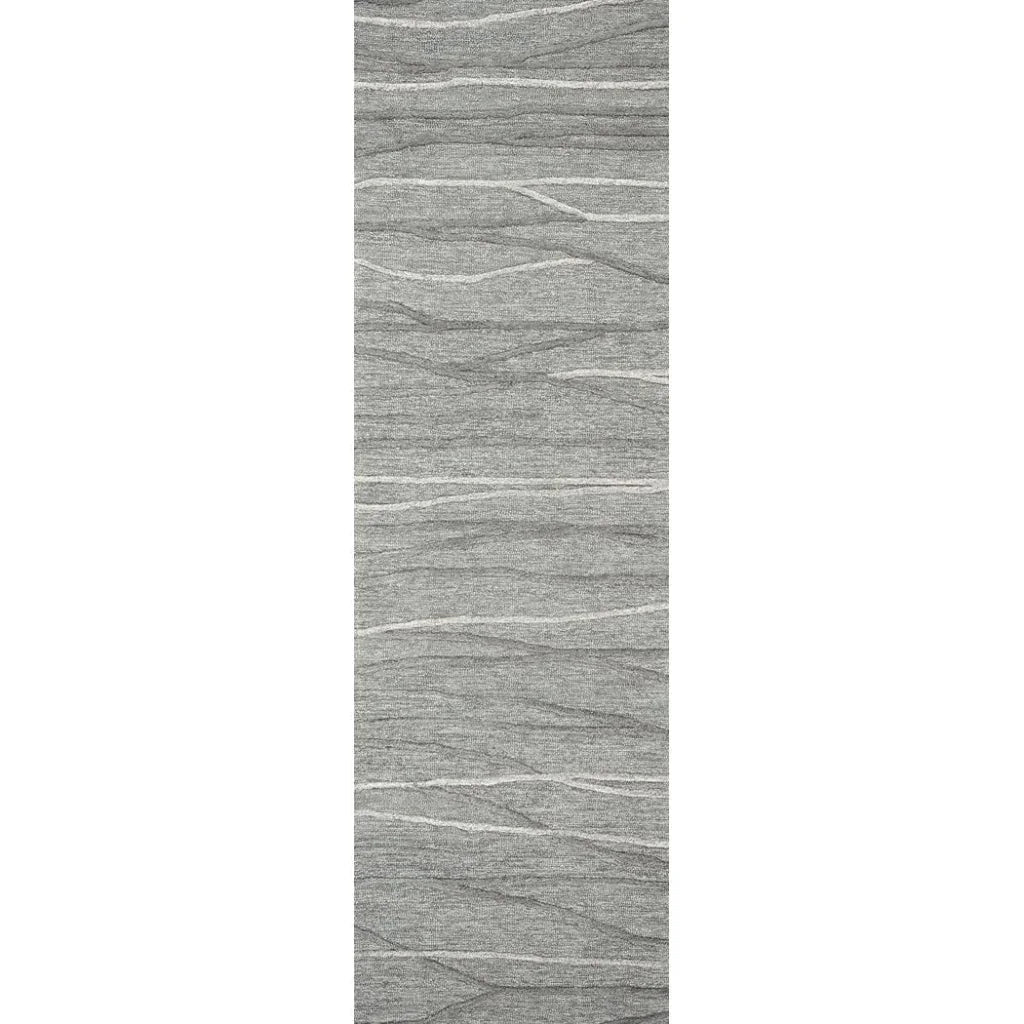 Bool Lines Gray Large Area Rugs For Living Room - LOOMLAN - LOOMLAN - Area Rugs