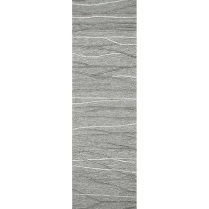 Bool Lines Gray Large Area Rugs For Living Room - LOOMLAN - LOOMLAN - Area Rugs