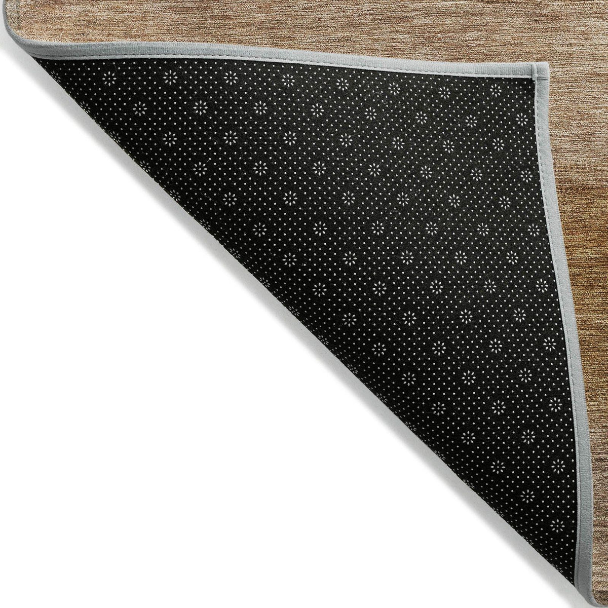 Haelius Brown Washable Indoor-Outdoor Rug