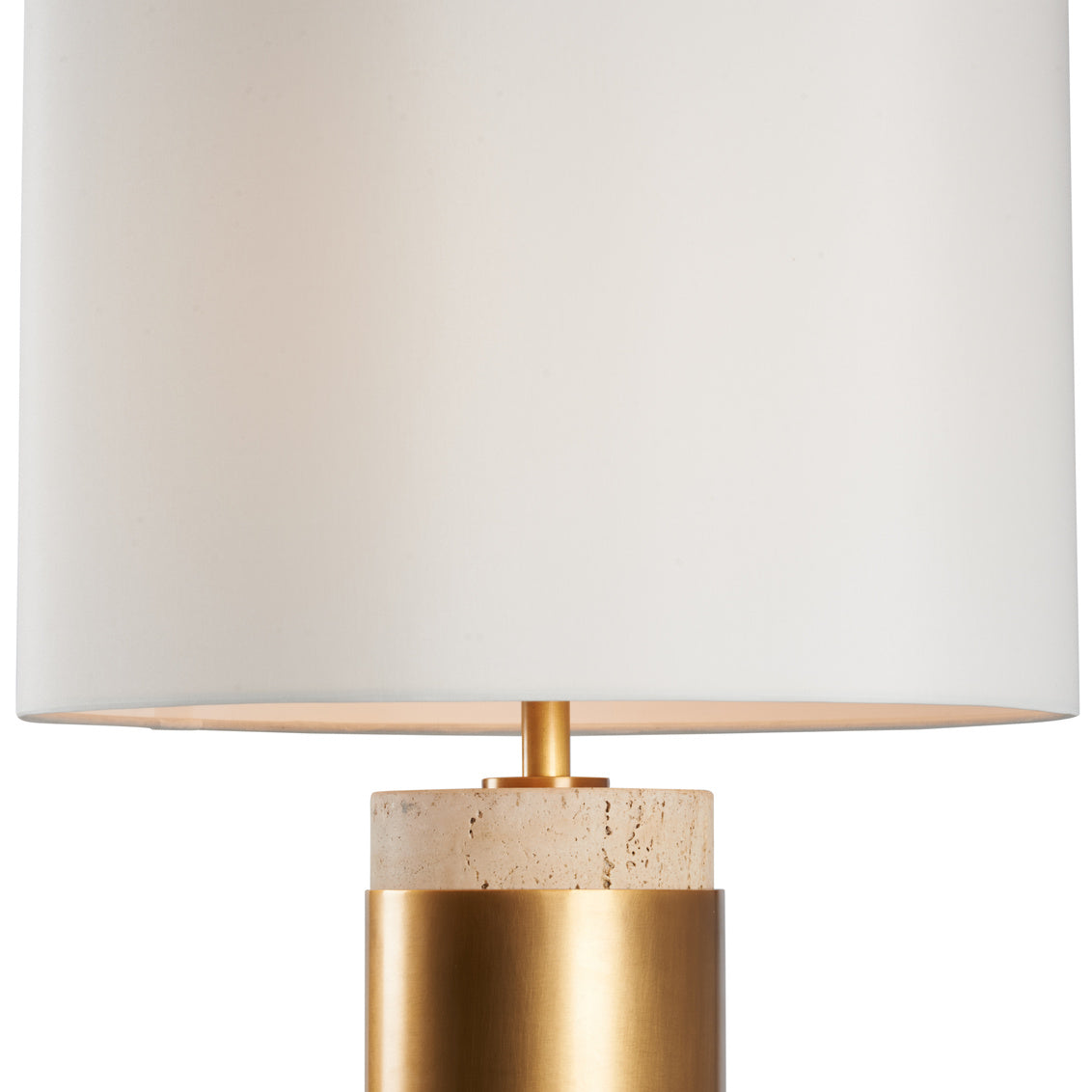 Wildwood Bridgeport Sculptural Brass Wrap Table Lamp