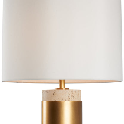 Wildwood Bridgeport Sculptural Brass Wrap Table Lamp