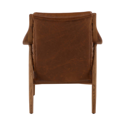 Furniture Classics Baxter Dark Brown Leather Occasional Chair