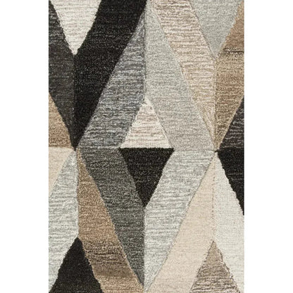 Clay Geometric Gray Large Area Rugs For Living Room -- gray
