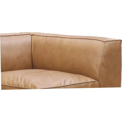 Form Tan Modular Leather Corner Chair Modular Component -- view 7