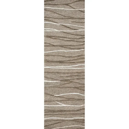 Boot Lines Beige Large Area Rugs For Living Room - LOOMLAN - LOOMLAN - Area Rugs